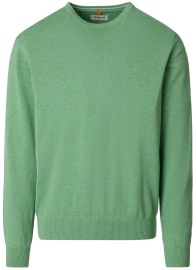 Redmond Pullover - Rundhals-Ausschnitt - grün