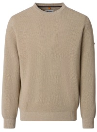 Redmond Pullover - Rundhals-Ausschnitt - Struktur - beige