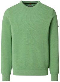 Redmond Pullover - Rundhals-Ausschnitt - Struktur - grün
