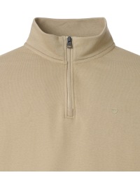 Redmond Pullover - Troyerkragen mit Reissverschluss - beige - Thumbnail ID: arim88sq4d