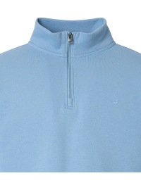 Redmond Pullover - Troyerkragen mit Reissverschluss - hellblau - Thumbnail ID: arimnb8w25