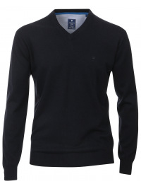 Redmond Pullover - V-Ausschnitt - dunkelblau