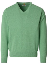 Redmond Pullover - V-Ausschnitt - grün