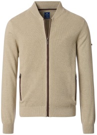Redmond Strickjacke / Cardigan - Struktur - beige
