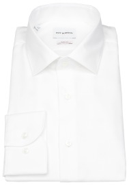 Roy Robson Hemd - Slim Fit - Kentkragen - Struktur - weiß
