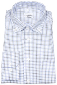 Seidensticker Hemd - Regular Fit - Button Down - kariert - blau