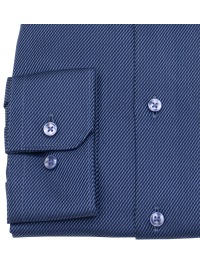 Seidensticker Chemise - Regular Fit - col Kent - fines rayures - bleu foncé / bleu - Thumbnail ID: arimfd123w