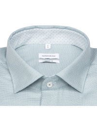 Seidensticker Chemise - Regular Fit - Col Kent - Imprimé - vert / blanc - Thumbnail ID: arimtauv41