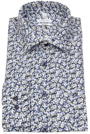 Seidensticker Shirt - Regular Fit - Kent Collar - Print - Multicolored - w/o OP