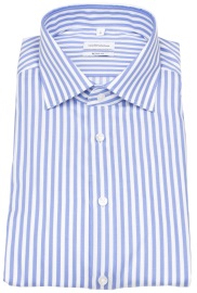 Seidensticker Hemd - Regular Fit - Kentkragen - Streifen - blau / weiß