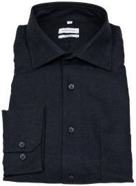 Seidensticker Hemd - Regular Fit - Twill - extra blickdicht - dunkelblau