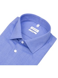 Seidensticker Chemise - Shaped Fit - Fil-a-Fil - bleu - Thumbnail ID: arima7b1dt