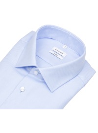 Seidensticker Hemd - Shaped Fit - Kentkragen - Twill Struktur - blau - Thumbnail ID: arim9bnh4b