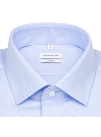 Seidensticker Hemd - Shaped Fit - Kentkragen - Twill Struktur - blau - Thumbnail ID: arimsaom6c
