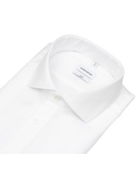 Seidensticker Chemise - Slim Fit - col requin - structure Oxford - blanc - Thumbnail ID: arim4o3fwq