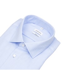 Seidensticker Hemd - Slim Fit - Kentkragen - Twill Struktur - blau - Thumbnail ID: arimoq4n5w