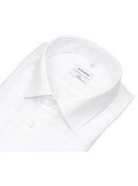 Seidensticker Chemise - Slim Fit - col Kent - structure twill - blanc - Thumbnail ID: arimohu9t5
