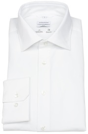 Seidensticker Shirt - Slim Fit - Performance Shirt - Kent Collar - White - w/o OP