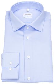 Seidensticker Hemd - X-Slim Fit - Kentkragen - Feintwill - hellblau