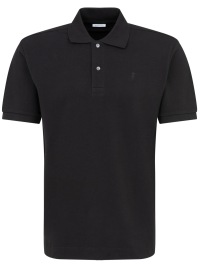Seidensticker Poloshirt - Regular Fit - Piqué - schwarz