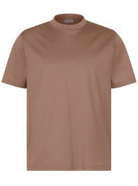 Seidensticker T-Shirt - Regular Fit - Rundhals-Ausschnitt - braun