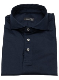 van Laack Poloshirt - Tailor Fit - Leicht Tailliert - Dark Blue
