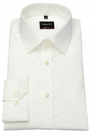 Venti Shirt - Body Fit - Light Beige - Extra Long Sleeve 69cm