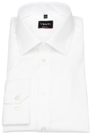 Venti Hemd - Body Fit - Kentkragen - weiß