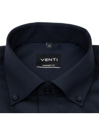 Venti Hemd - Comfort Fit - Button Down Kragen - Oxford Struktur - dunkelblau - Thumbnail ID: arimtqwo11