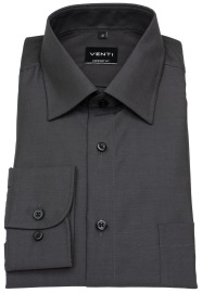 Venti Hemd - Comfort Fit - Kentkragen - anthrazit