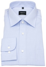 Venti Hemd - Comfort Fit - Kentkragen - hellblau