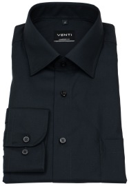 Venti Hemd - Comfort Fit - Kentkragen - schwarz