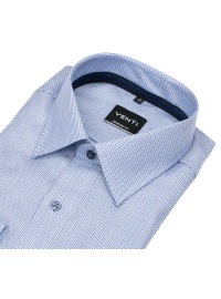Venti Hemd - Comfort Fit - Print - Kontrastknöpfe - dunkelblau / hellblau - Thumbnail ID: arimsqba6o