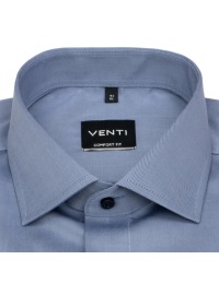 Venti Hemd - Comfort Fit - Twill - blau - extra langer 72cm Arm - Thumbnail ID: arimhmufu3