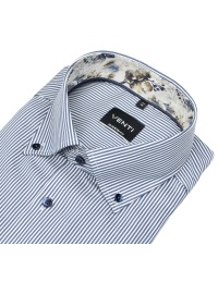 Venti Hemd - Modern Fit - Button Down Kragen - Streifen - blau - Thumbnail ID: arimbbh1ab