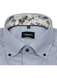 Venti Hemd - Modern Fit - Button Down Kragen - Streifen - blau - Thumbnail ID: arimh91s94