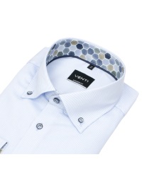 Venti Hemd - Modern Fit - Button Down Kragen - Streifen - hellblau - Thumbnail ID: arim598nam