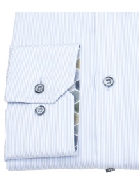 Venti Hemd - Modern Fit - Button Down Kragen - Streifen - hellblau - Thumbnail ID: arim9u7hdu