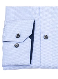 Venti Hemd - Modern Fit - Button Down - Struktur - Kontrastknöpfe - hellblau - Thumbnail ID: arimbs19q3
