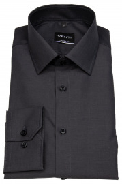 Venti Hemd - Modern Fit - Kentkragen - anthrazit