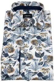 Venti Hemd - Modern Fit - Kentkragen - Print - mehrfarbig - ohne OVP