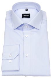 Venti Hemd - Modern Fit - Twill - hellblau - extra langer Arm 69cm