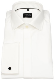 Venti Smokinghemd - Comfort Fit - verdeckte Knopfleiste - Umschlagmanschette - hellbeige