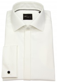 Venti Smokinghemd - Modern Fit - Umschlagmansch. - helles beige - extra langer Arm 72cm