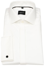Venti Smokinghemd - Modern Fit - Umschlagmansch. - helles beige - extra langer Arm 72cm