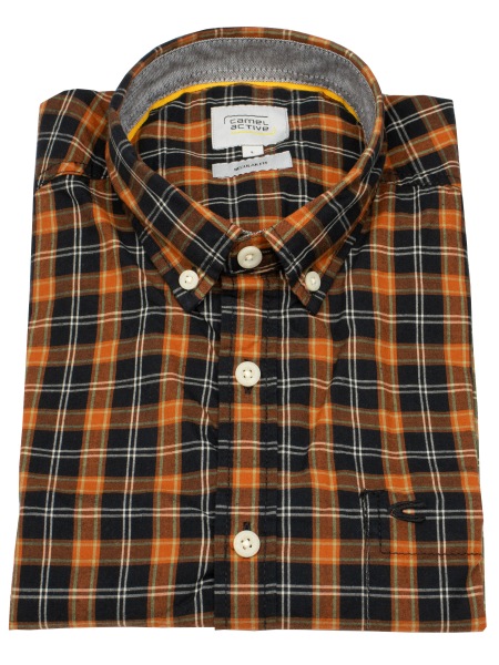 Camel Active Hemd - Regular Fit - Button Down Kragen - kariert - mehrfarbig - 409111 6S11 55 