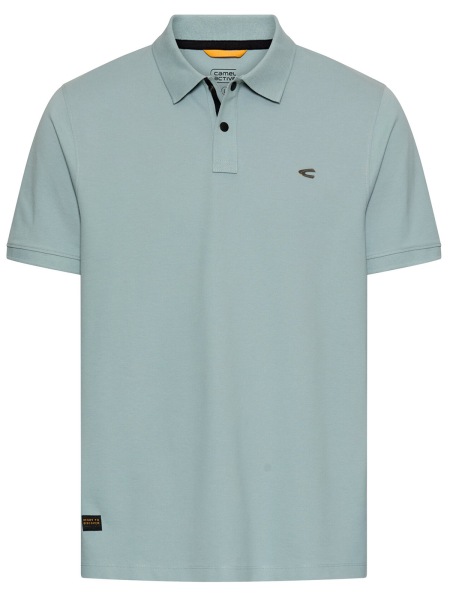 Camel Active Poloshirt - Regular Fit - hellblau