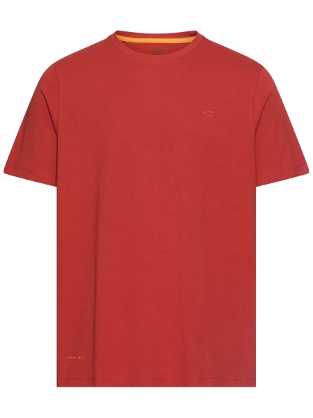 Camel Active T-Shirt - Regular Fit - Rundhals - rot