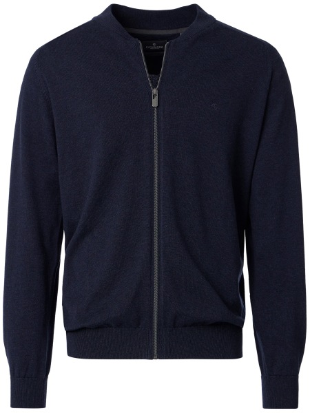 Casa Moda Cardigan / Strickjacke - College-Kragen - dunkelblau