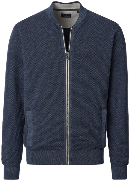 Casa Moda Cardigan / Strickjacke - Struktur - dunkelblau